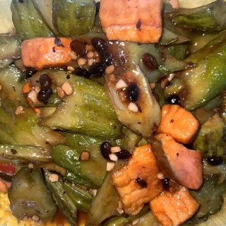 3. Filet of Salmon with Bitter Melon Special