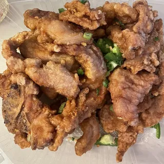 Salt and Pepper Spare Rib Over Rice