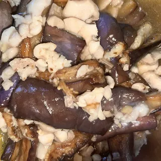 51. Eggplant with Salted Fish and Chicken Special