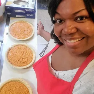 Our sweet potato pies!!