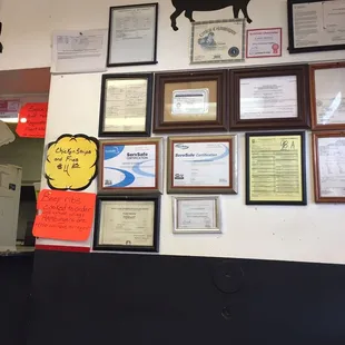 Extension of menu. Nice when the wall is the menu and you see it expanding.