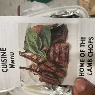 How the chops are advertised..