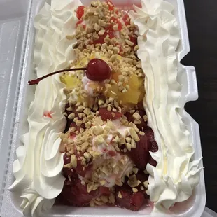 This banana spit was sooo good. Get you one.