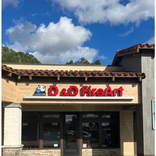 D&amp;D FireArt Chinese Cuisine 
The restaurant front looking.