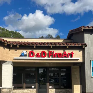 D&amp;D FireArt Chinese Cuisine 
The restaurant front looking.