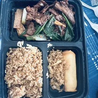 Mongolian Beef Lunch