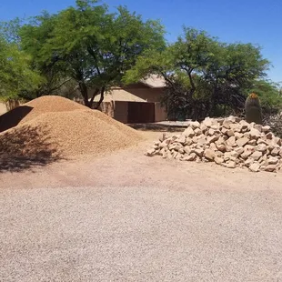 Complete load ready for landscaping.