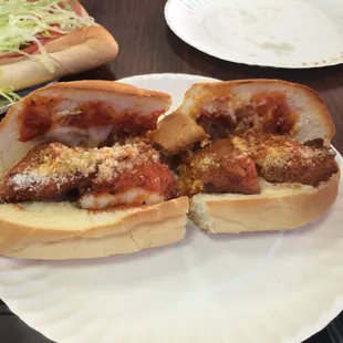 Small chicken parm sub. Super cheap and hits the spot.