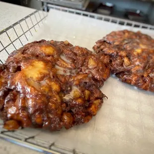 With a fresh drizzle of topping.