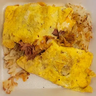 Steak and Cheese Omelette