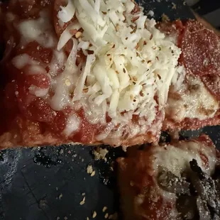 Extra cheese please