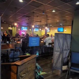 Bar area