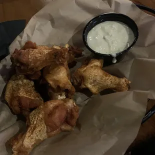 Dry rub Cajun wings
