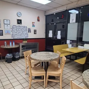 the interior of a restaurant