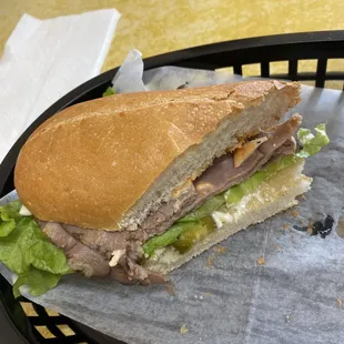Roast beef sandwich