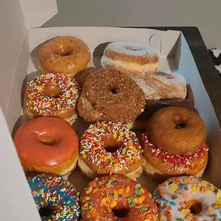 a box of donuts