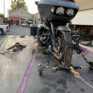 Motorcycle tow
