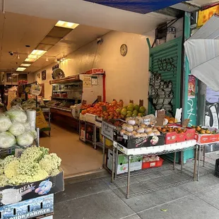 a variety of fruits and vegetables