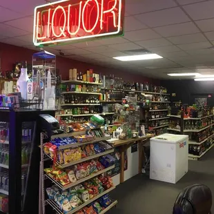 a liquor store