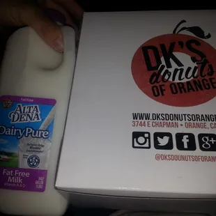 Milk for my smores from dk!