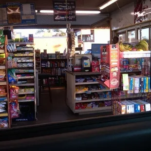 the inside of a grocery store