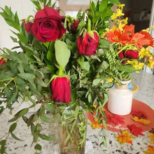 Bent stems,  rosebuds never opened.