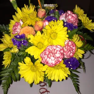 This is my beauty flowers for my birthday. Yeah Happy Birthday!!!! to all November babies :0)