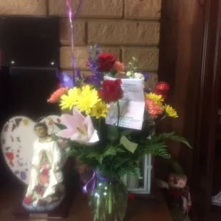 These cost $75. Not worth it. Nicer bouquets at Costco