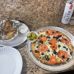 Chicken Wing Pizza