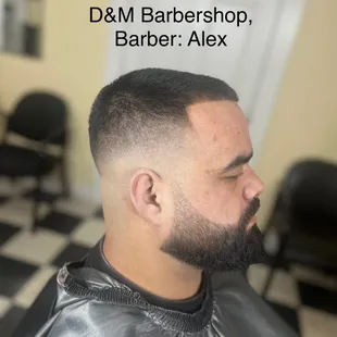 D&amp; M Barbershop,  Barber: Alex  Feel free to come on in, Tuesday Wednesday, Friday and Saturday. Contact me 2092708513.
