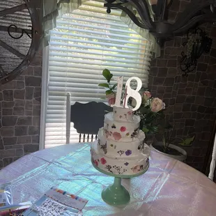 My costumers 18th birthday cake?