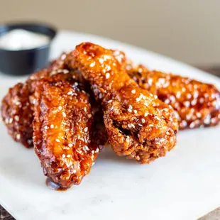 Yumm!!! Delicious Chicken Teriyaki flavored wings!