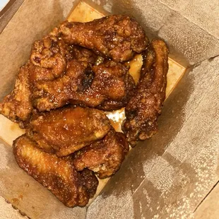 Honey garlic wings