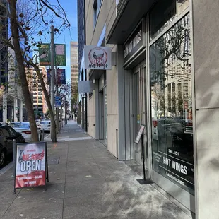 Front Door is on Howard Street