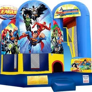 Justice league combo bounce house