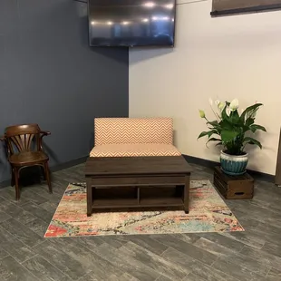 They have wonderful seating all through out the building as well as music, live entertainment, TVs and other events.