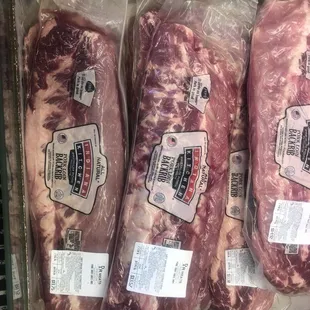 pork wrapped in plastic