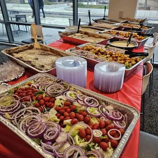 Always fresh! Our salads are always fresh and crisp and our food piping hot!