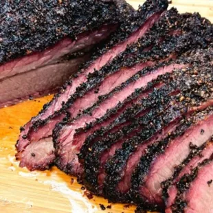 Talk about Bark and smoke rings, our smoked brisket is my personal favorite
