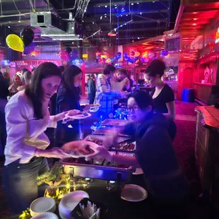 Serving 250 guests at our favorite nightclub Cowboy Red River!