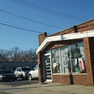 cars parked on the side of the street