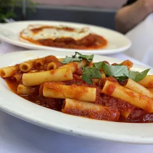 Veal Parmigiana with Baked Ziti