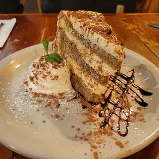 Tiramisu slice