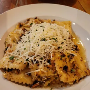 Butternut squash ravioli