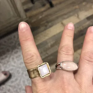 The ring on the left was bought here :)