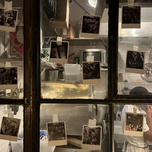 Polaroids and kitchen