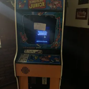 an arcade machine