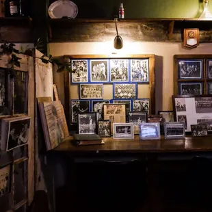 an old photo of the restaurant