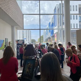 Paint Pink, Inc. event in d'Art Center's Main Gallery