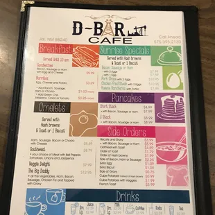 Breakfast Menu